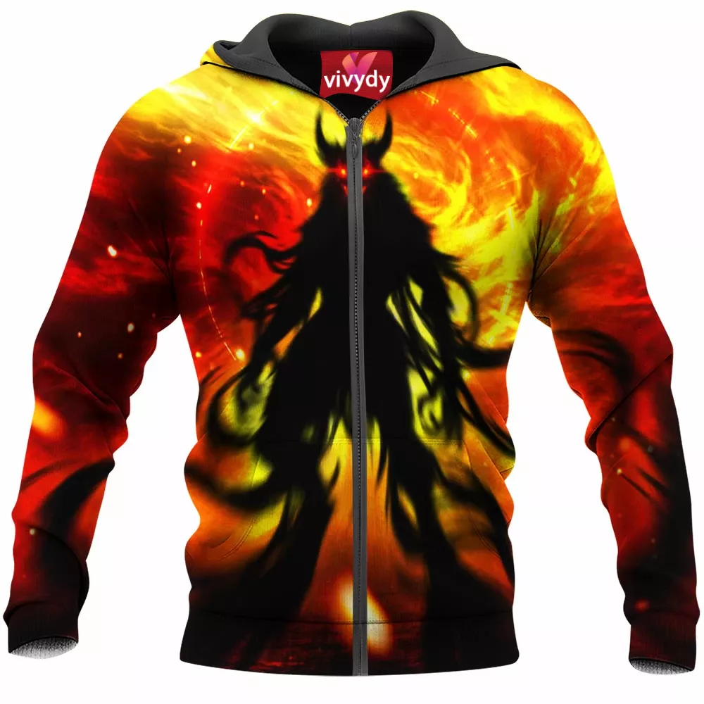 Blood And Death Zip Hoodie