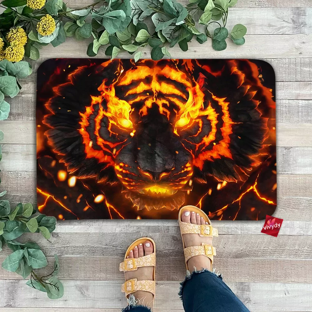 Soul Of Fire Tiger Doormat