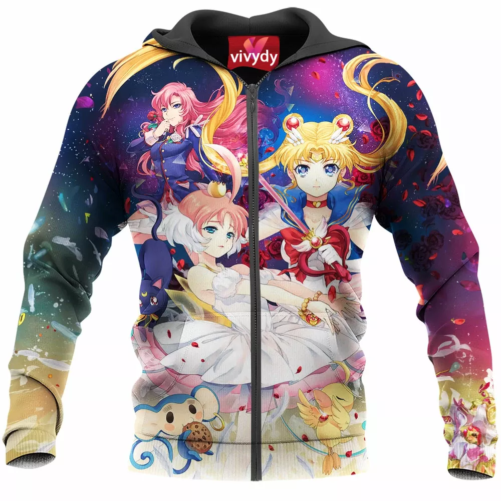 Sailor Moon Zip Hoodie