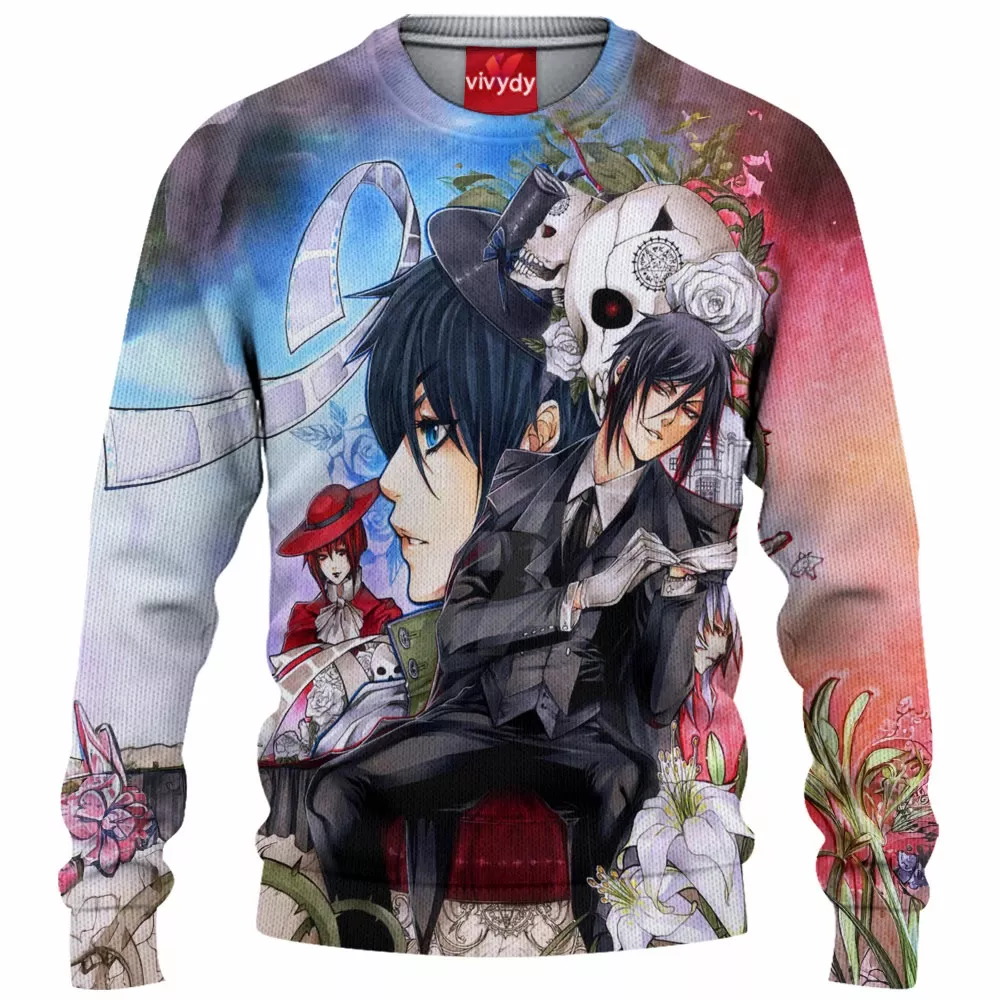 Black Butler Knitted Sweater