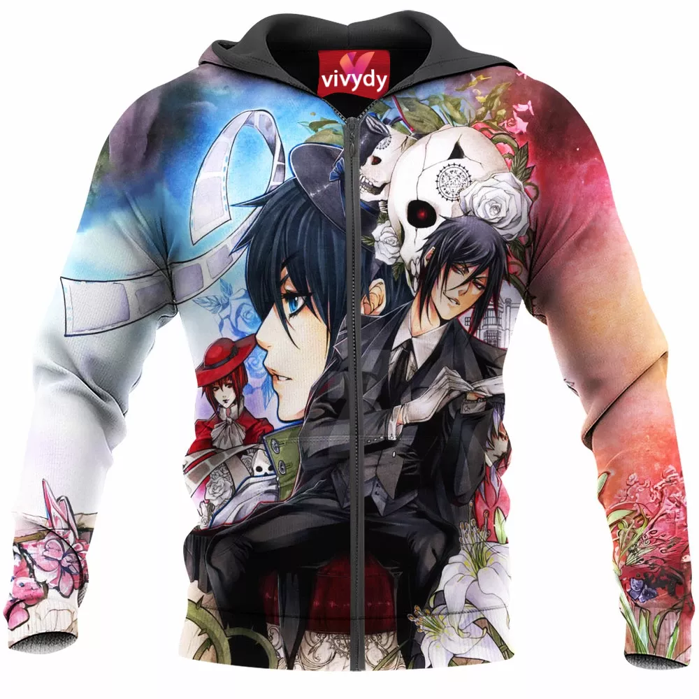 Black Butler Zip Hoodie