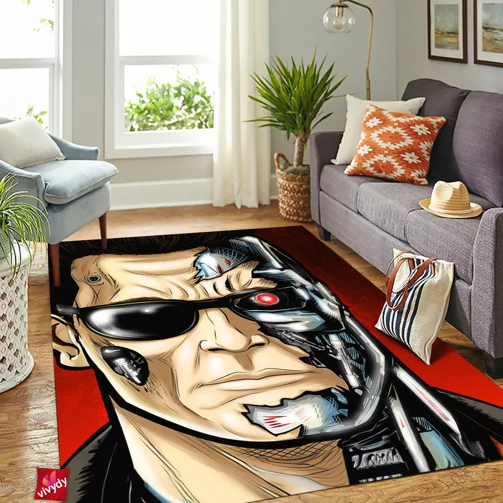 T-800 Terminator Rectangle Rug