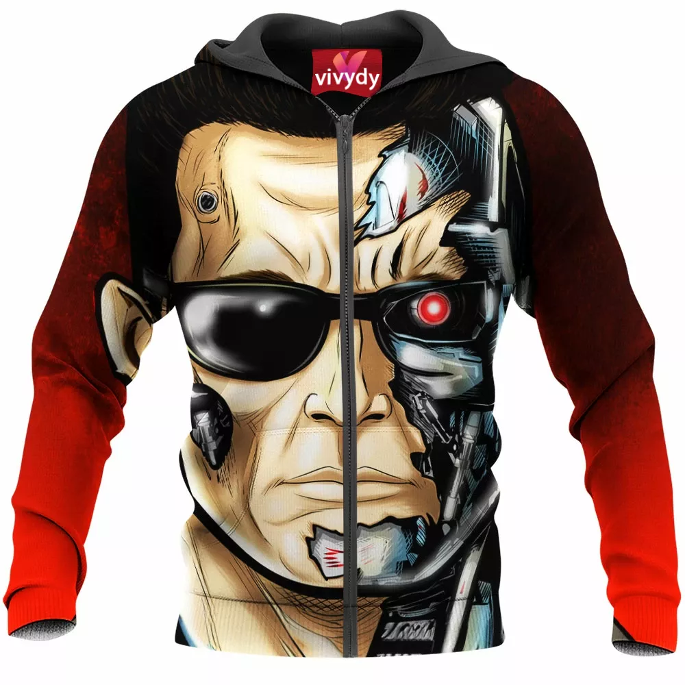 T-800 Terminator Zip Hoodie