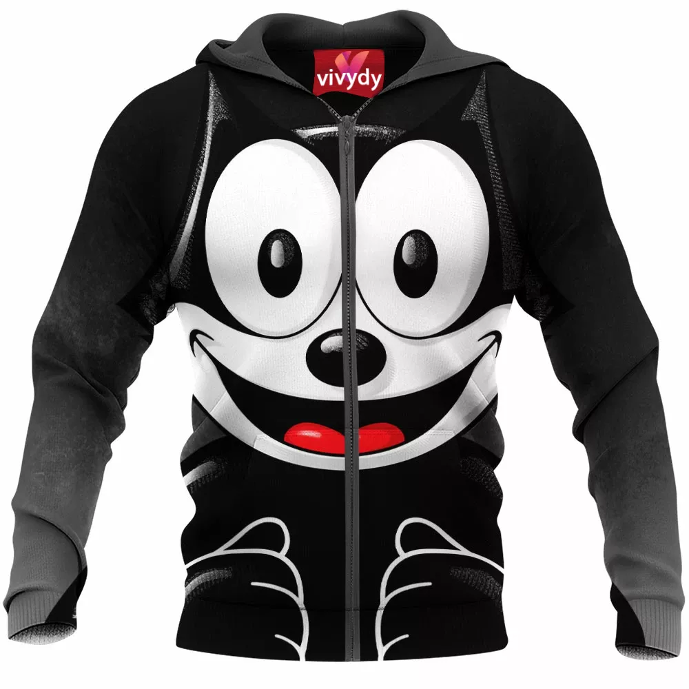 Felix The Cat Zip Hoodie