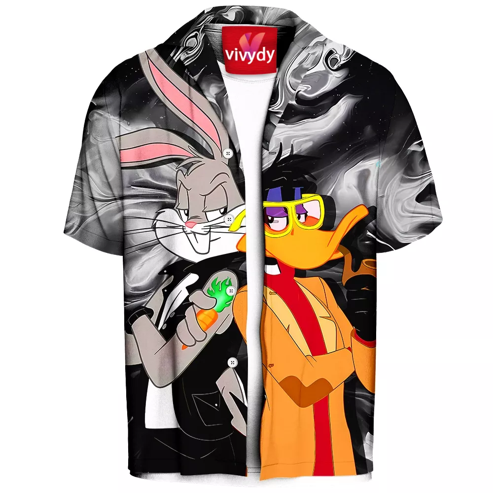 Bugs Bunny And Daffy Duck Hawaiian Shirt