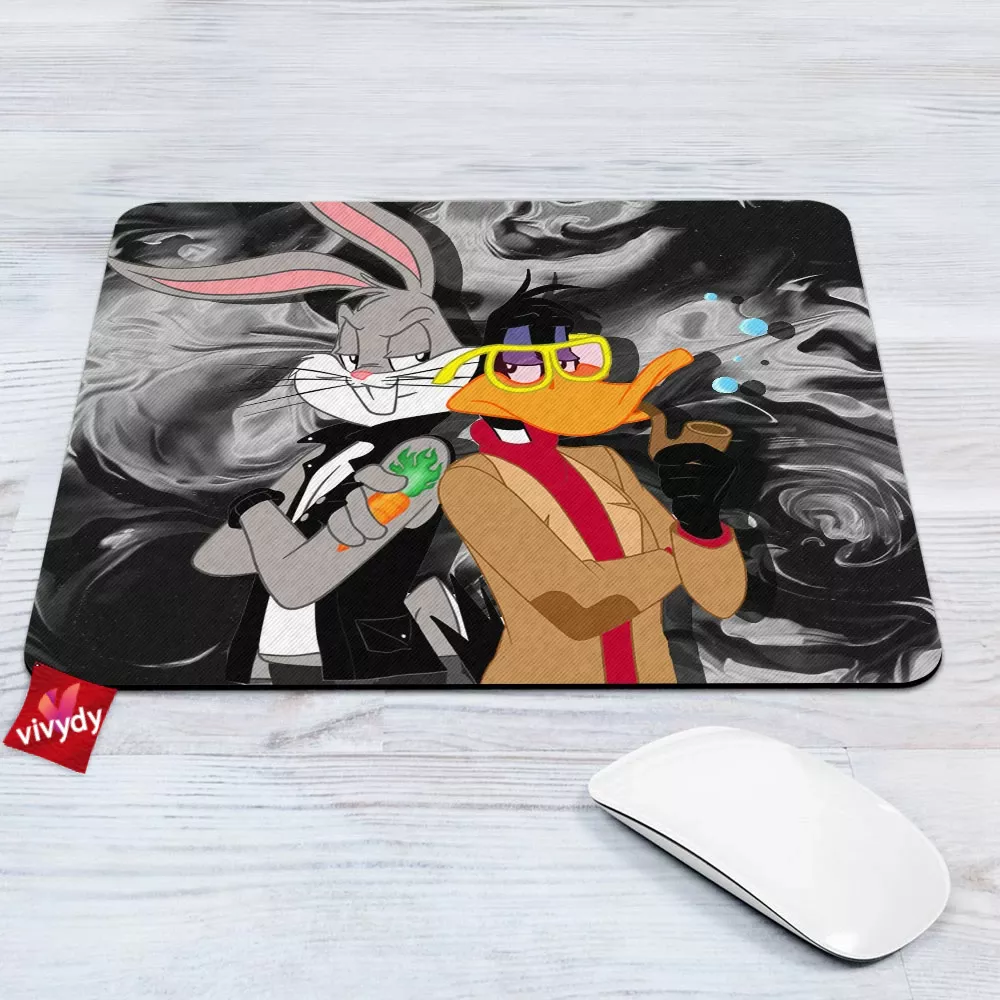 Bugs Bunny And Daffy Duck Mouse Pad