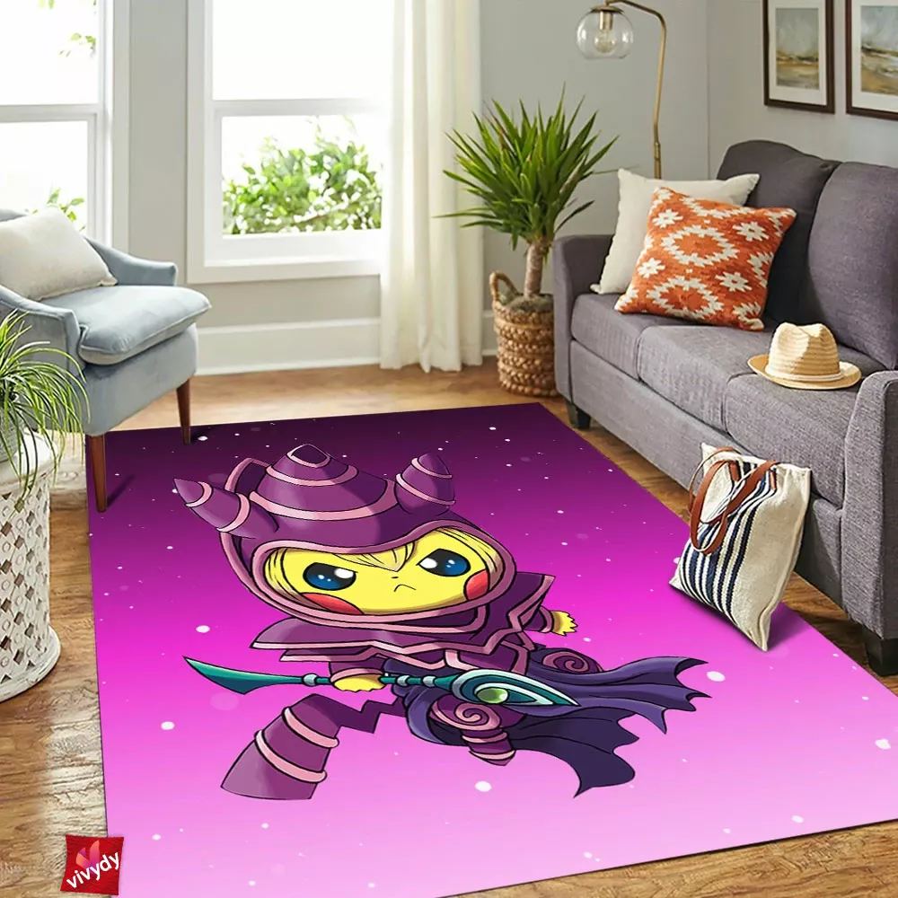 Pikachu Black Magician Rectangle Rug