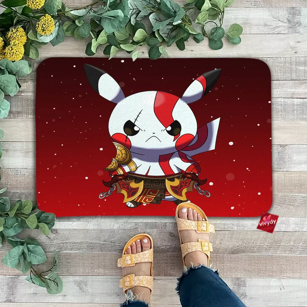 Pikachu Kratos Doormat