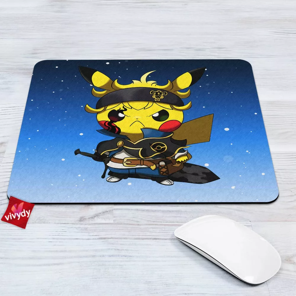 Pikachu Asta Mouse Pad