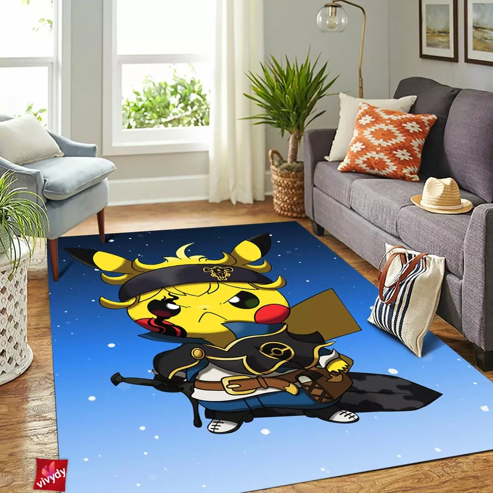 Pikachu Asta Rectangle Rug