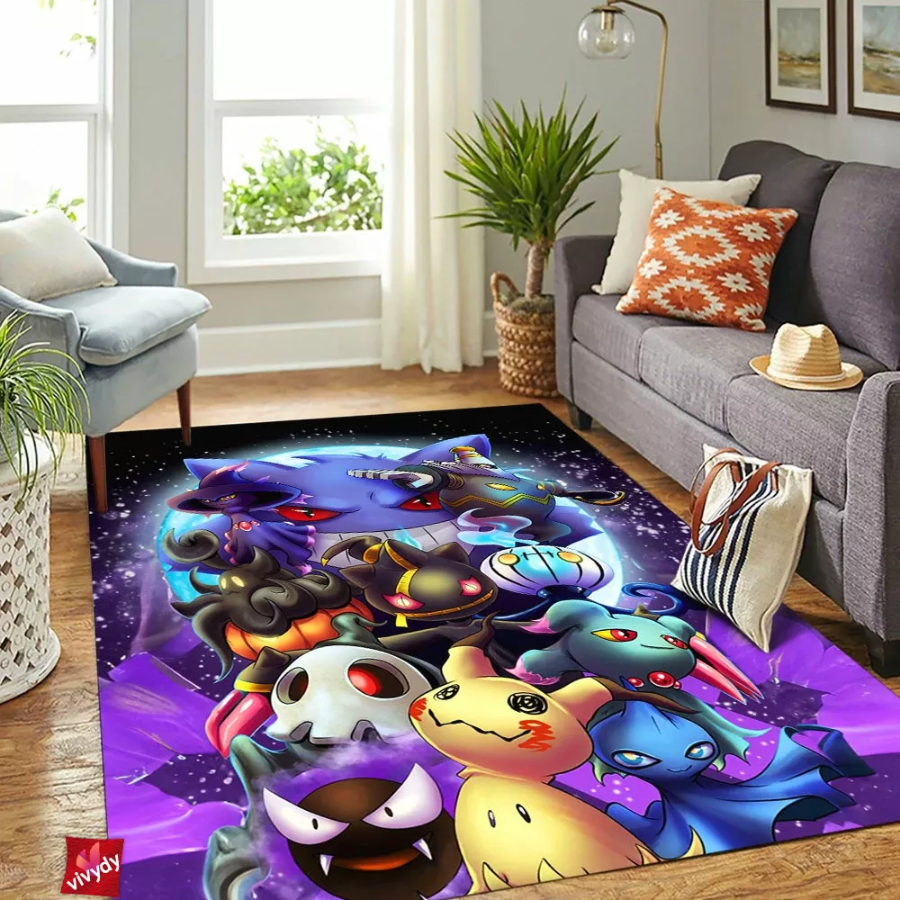 Ghost Pokemon Rectangle Rug