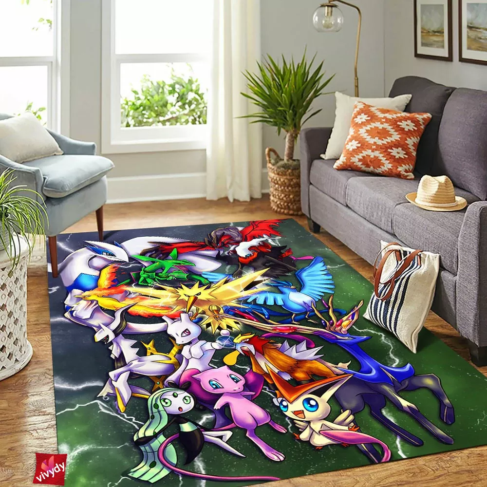 Pokemon Legendary Rectangle Rug