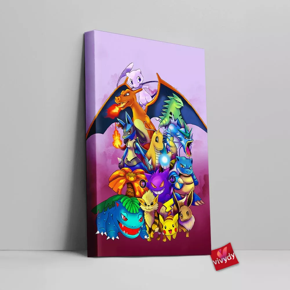 Pokemon Canvas Wall Art