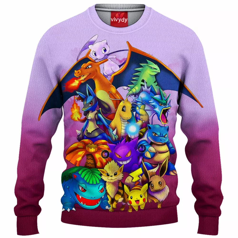 Pokemon Knitted Sweater