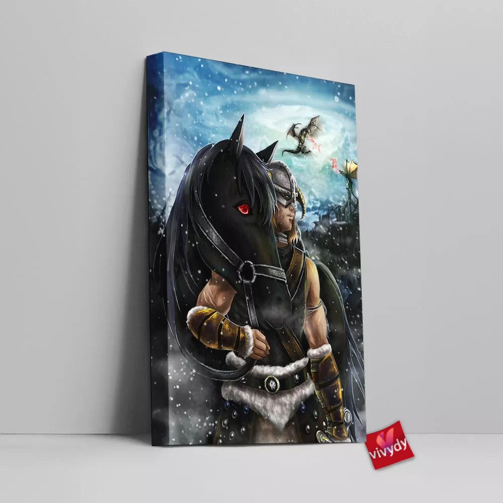 Skyrim Canvas Wall Art