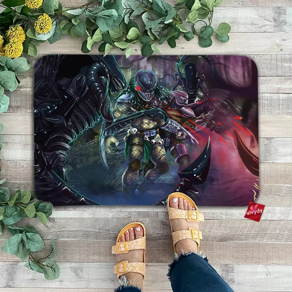 Predators Vs Aliens Doormat