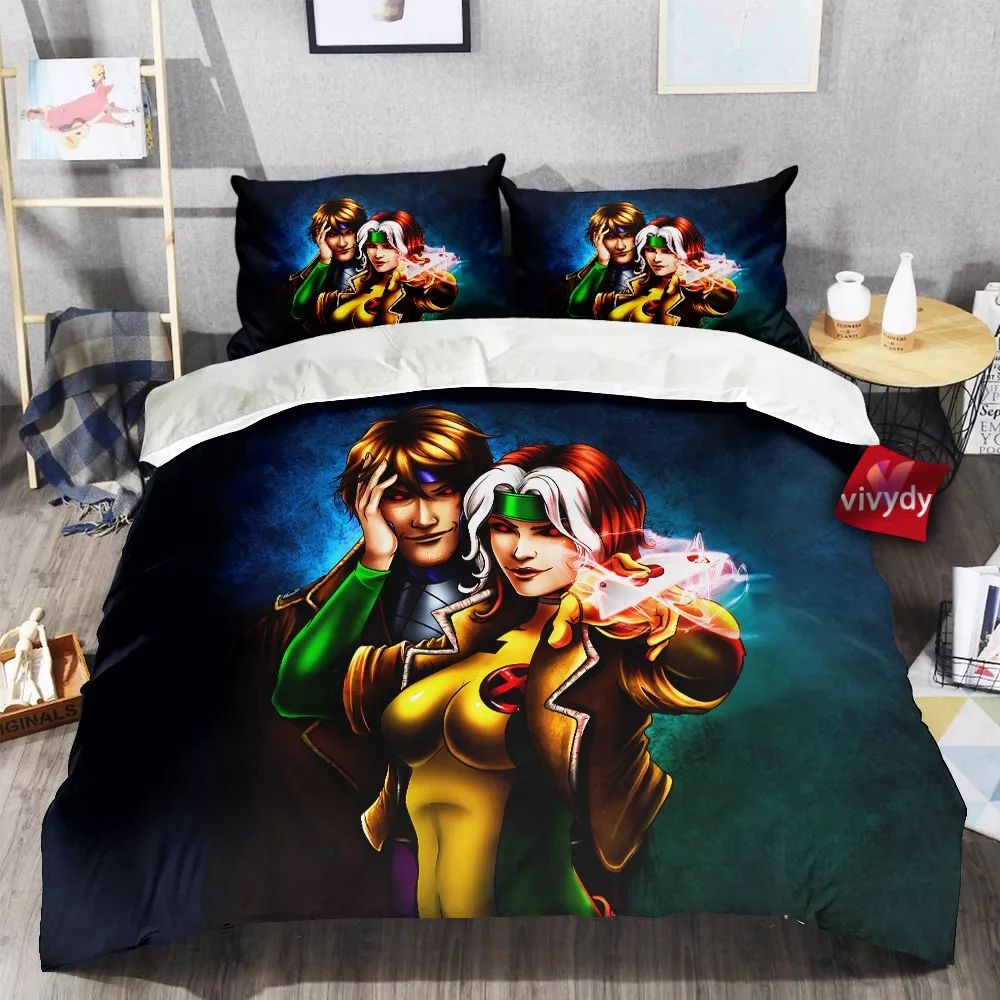 Rogue X-men And Gambit Bedding Set