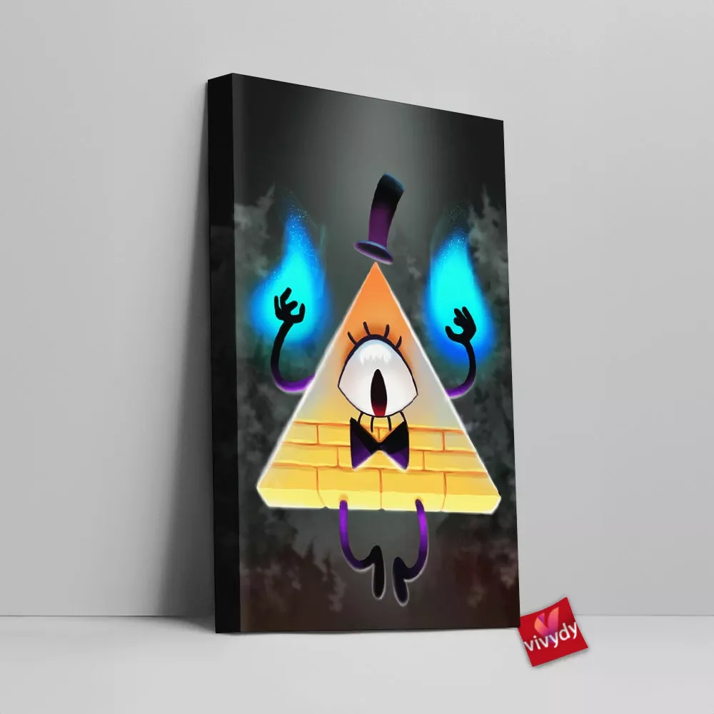 Bill Cipher Canvas Wall Art