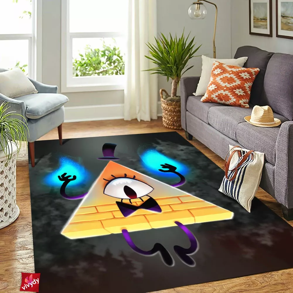 Bill Cipher Rectangle Rug