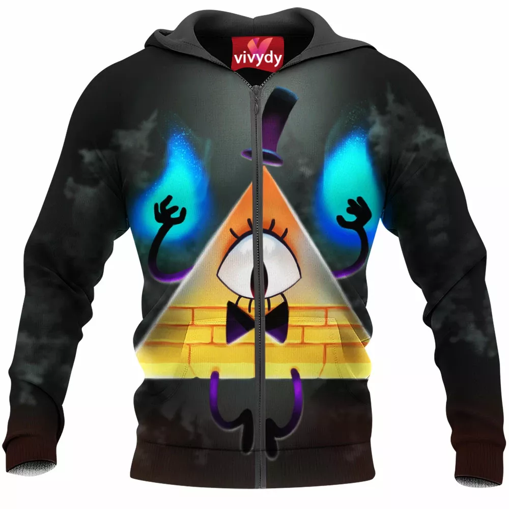 Bill Cipher Zip Hoodie