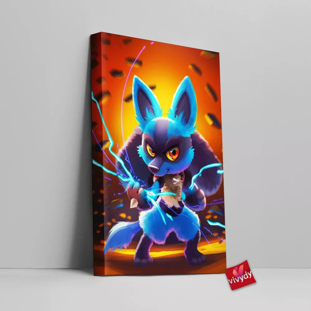 Lucario Canvas Wall Art