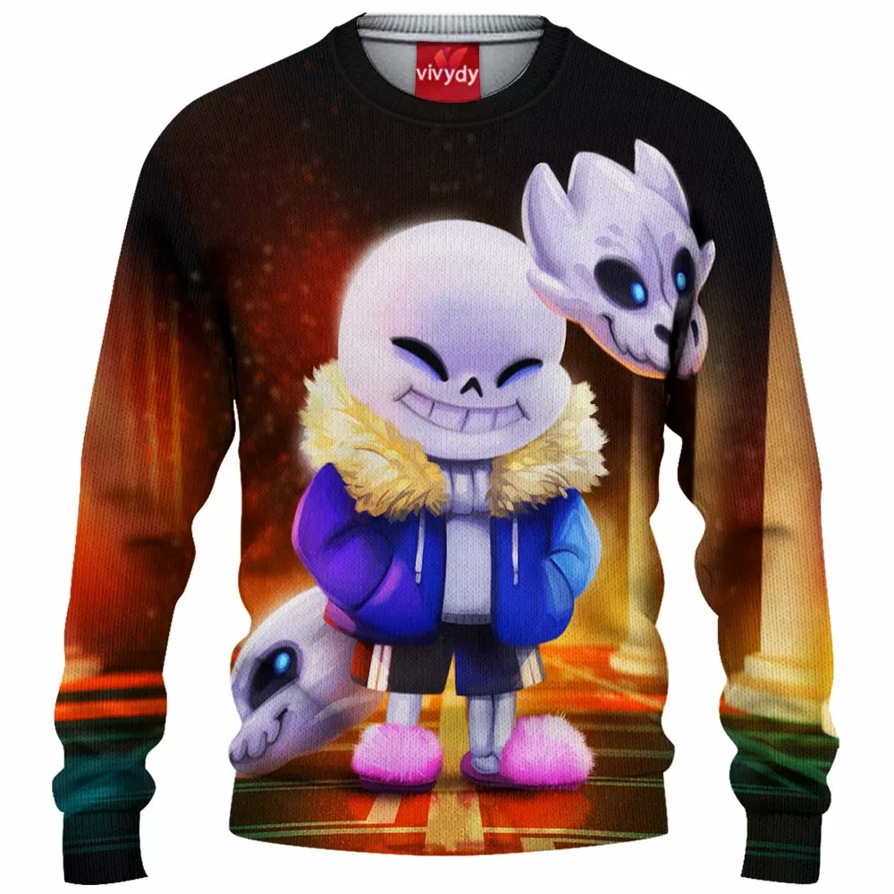 Sans From Undertale Knitted Sweater