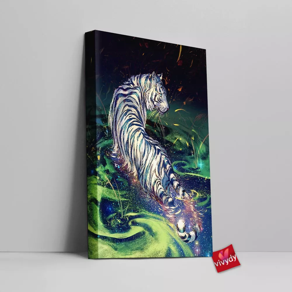 Cloud Breaker Tiger Canvas Wall Art