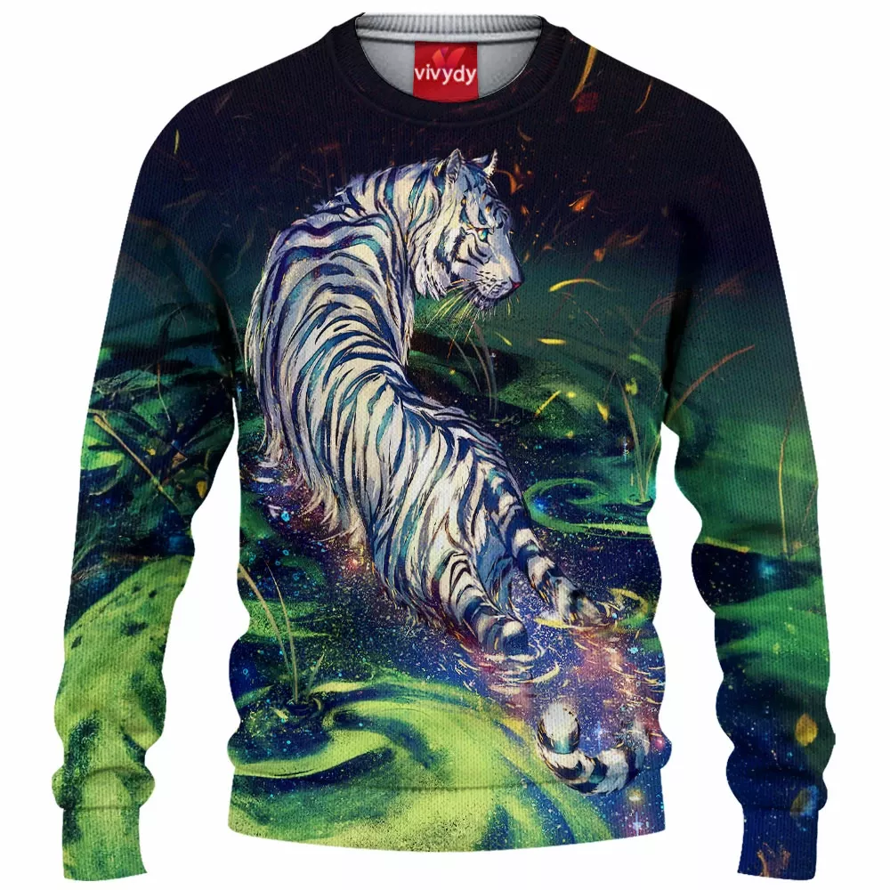 Cloud Breaker Tiger Knitted Sweater