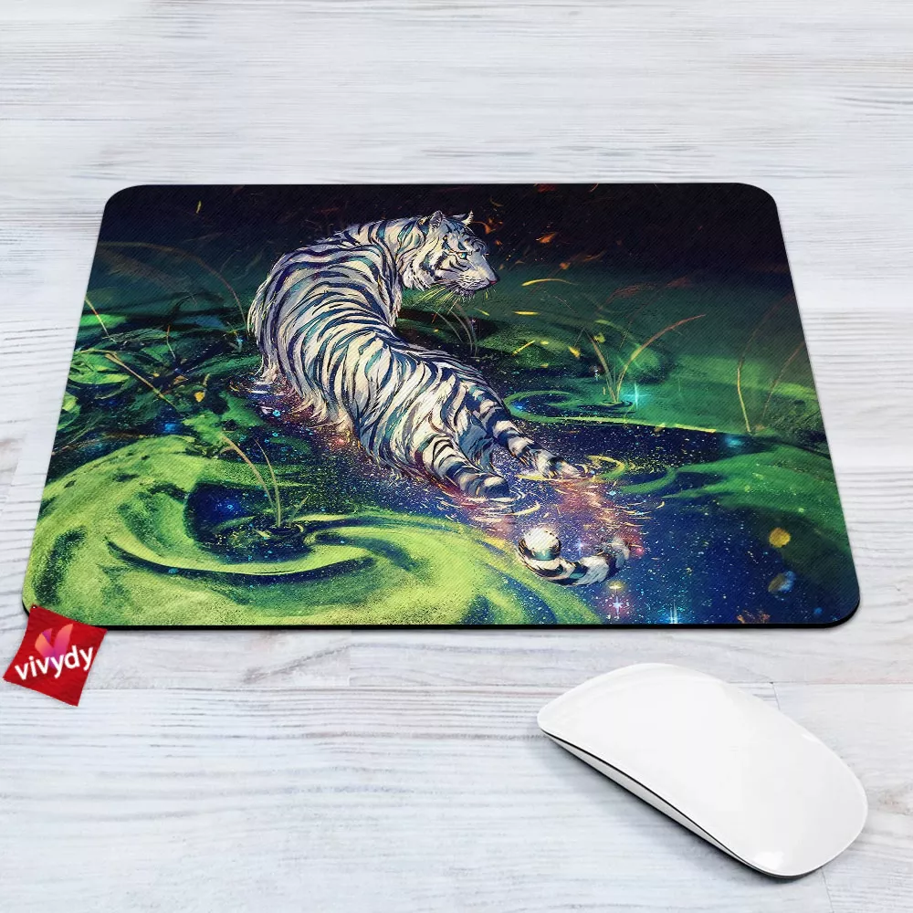 Cloud Breaker Tiger Mouse Pad