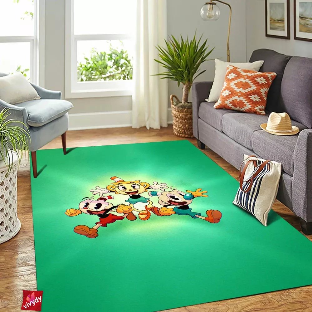 Cuphead Rectangle Rug