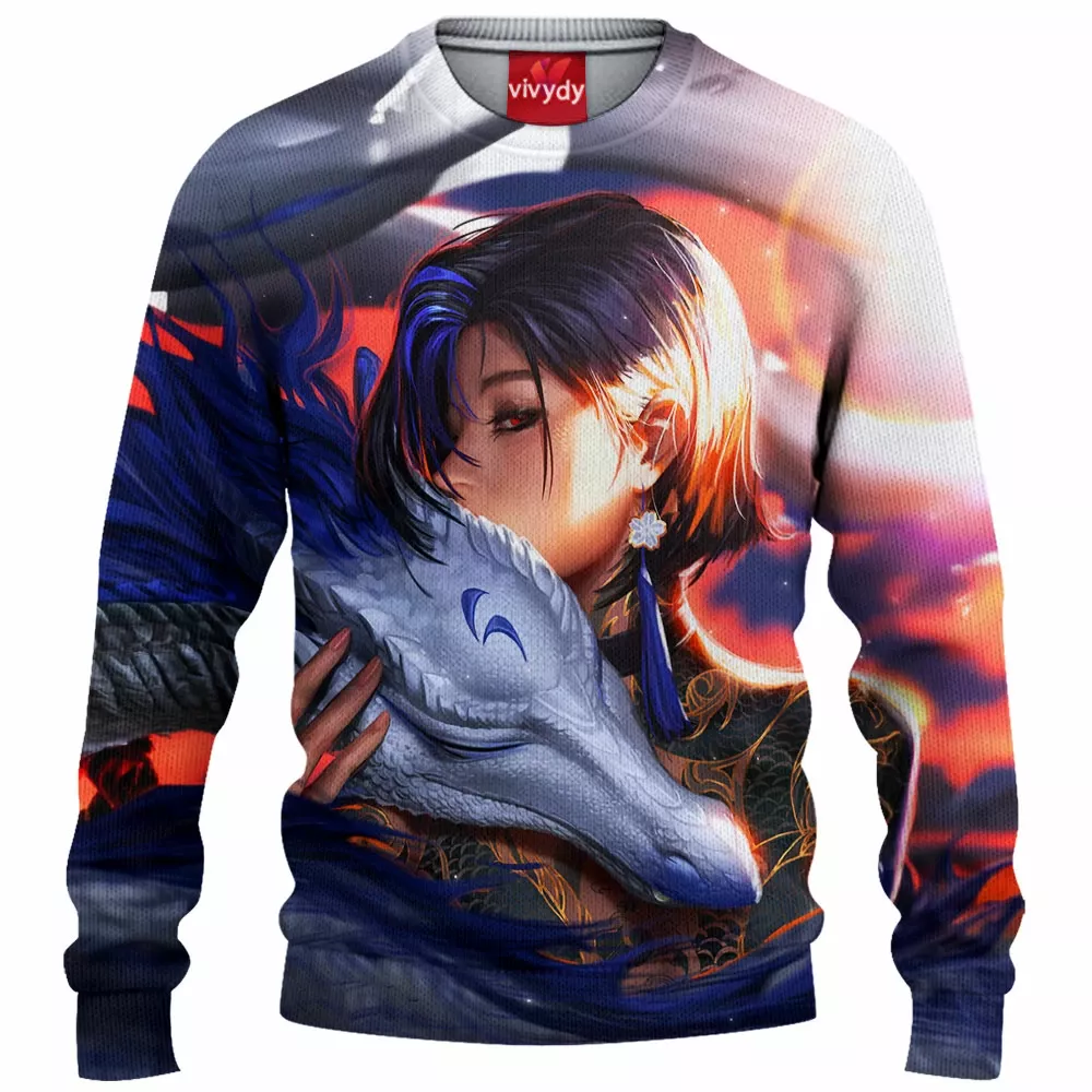 Dragon Knitted Sweater