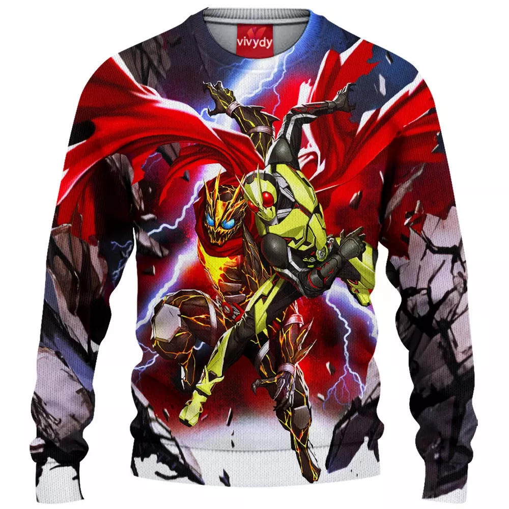 Kamen Rider Zero-one Knitted Sweater