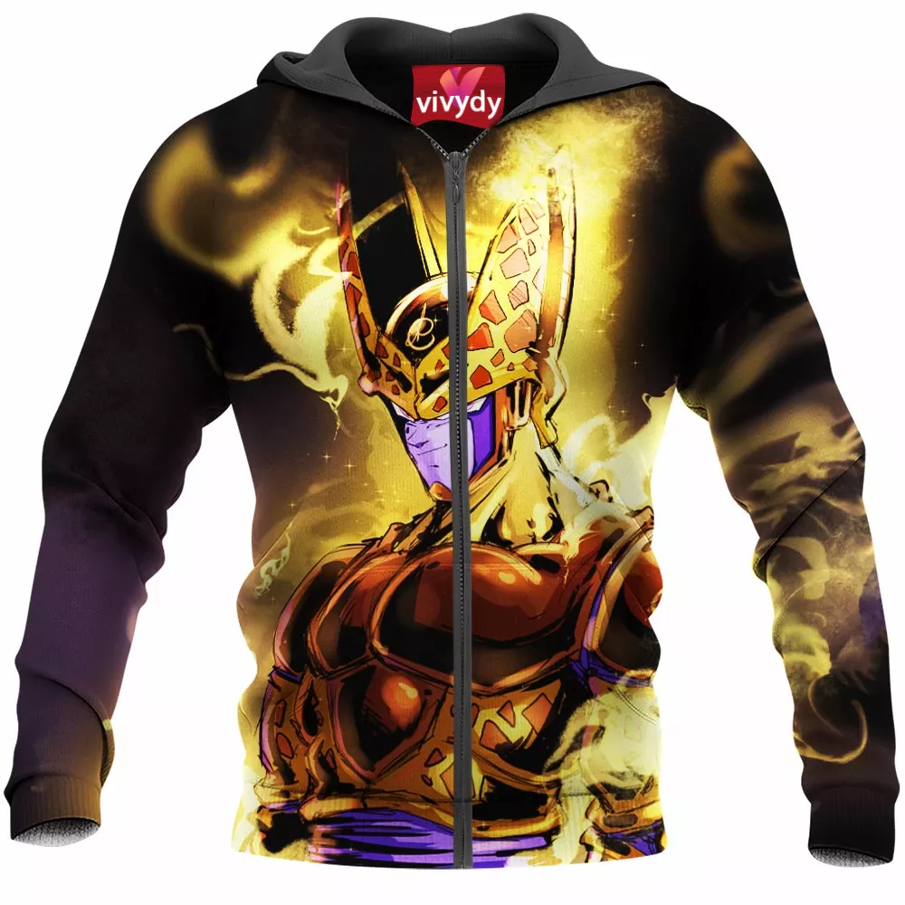 Golden Cell Zip Hoodie