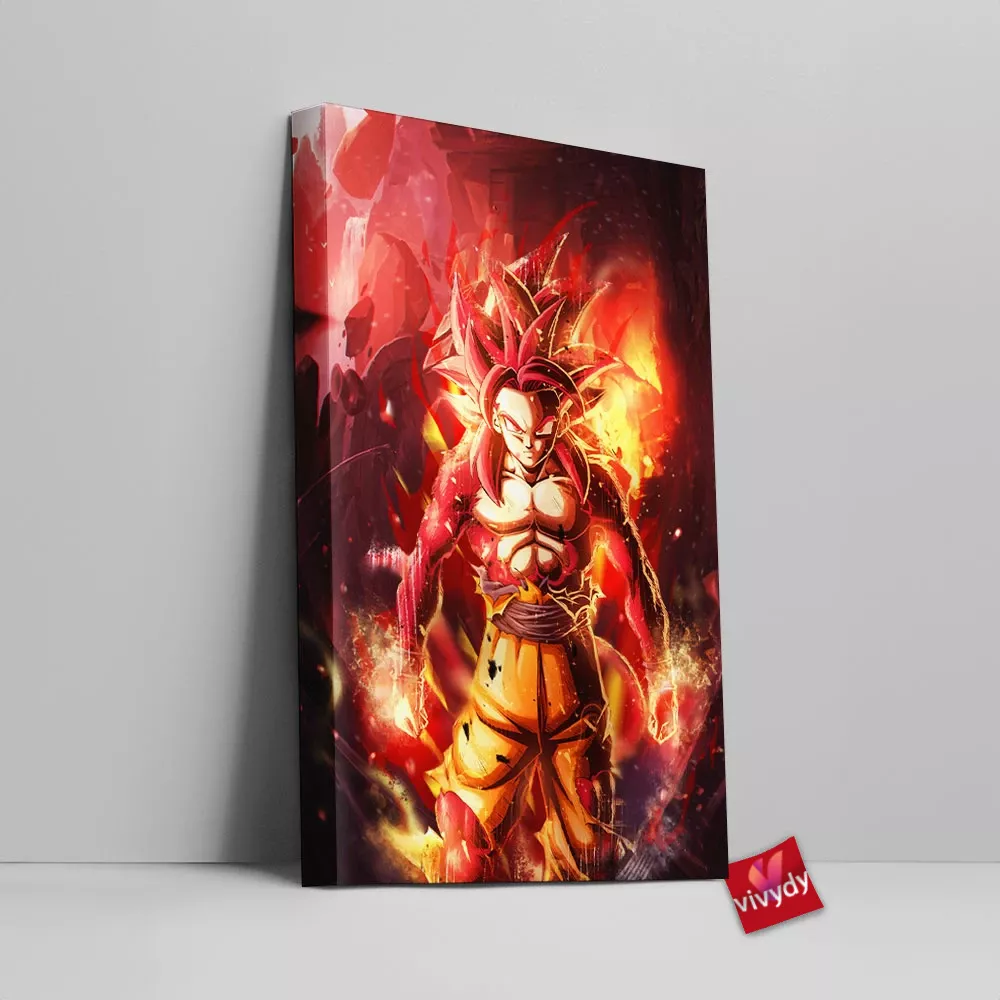 Son Goku Ssj4 Canvas Wall Art