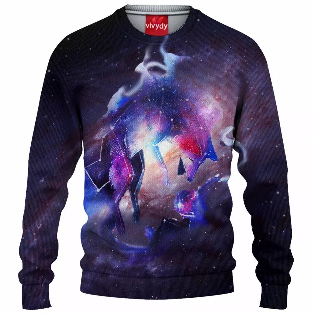 Galaxy Fox Knitted Sweater