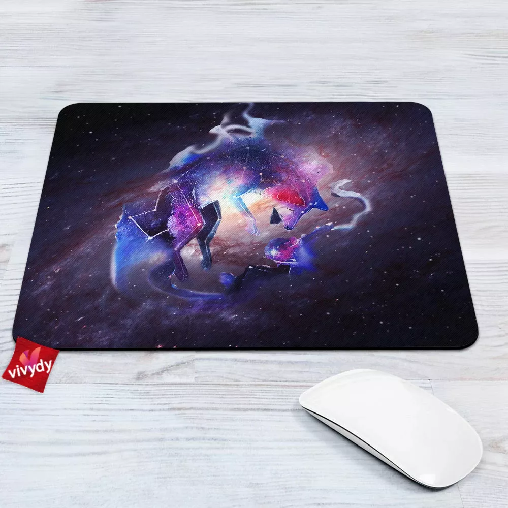 Galaxy Fox Mouse Pad