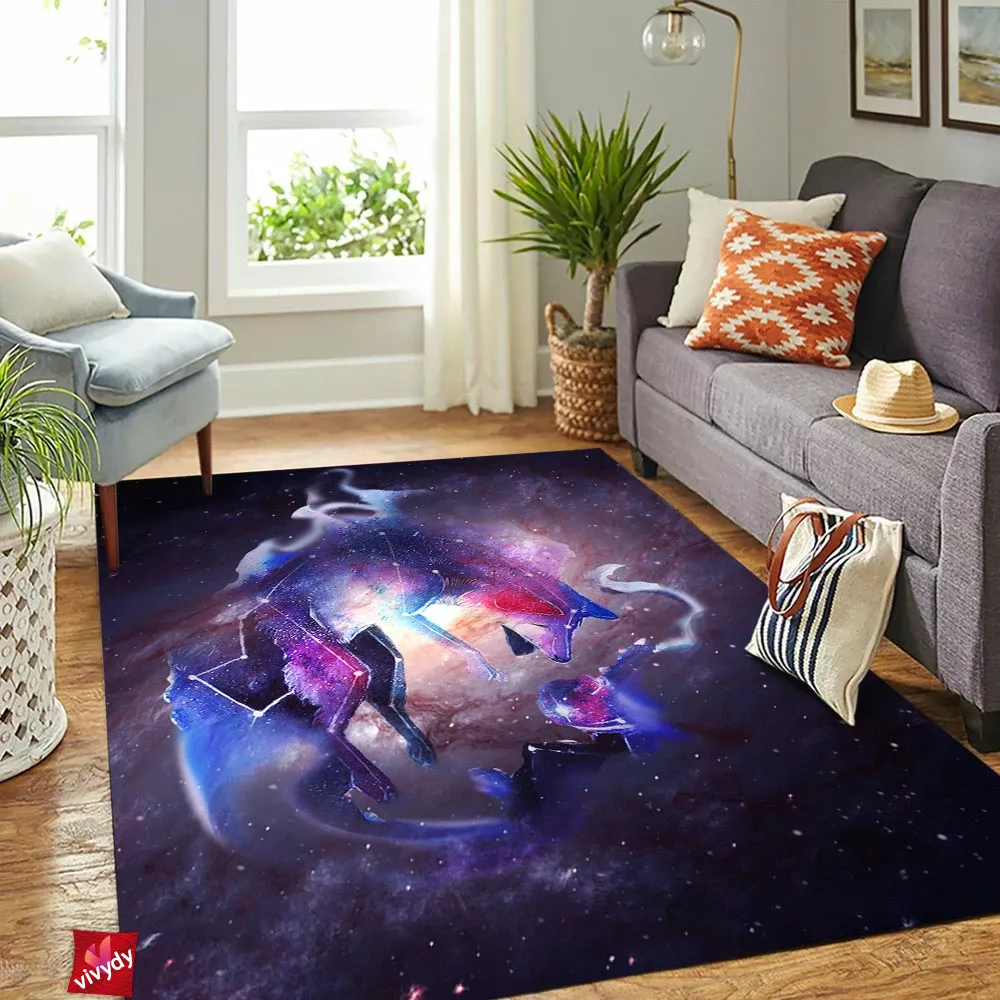 Galaxy Fox Rectangle Rug