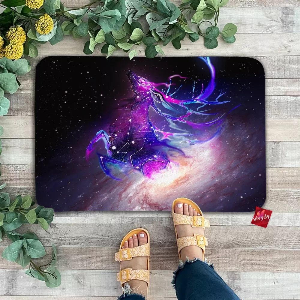 Galaxy Deer Doormat