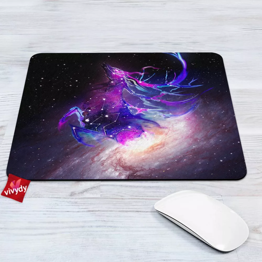 Galaxy Deer Mouse Pad