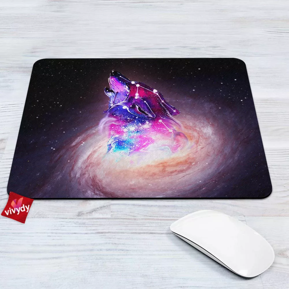 Galaxy Wolf Mouse Pad