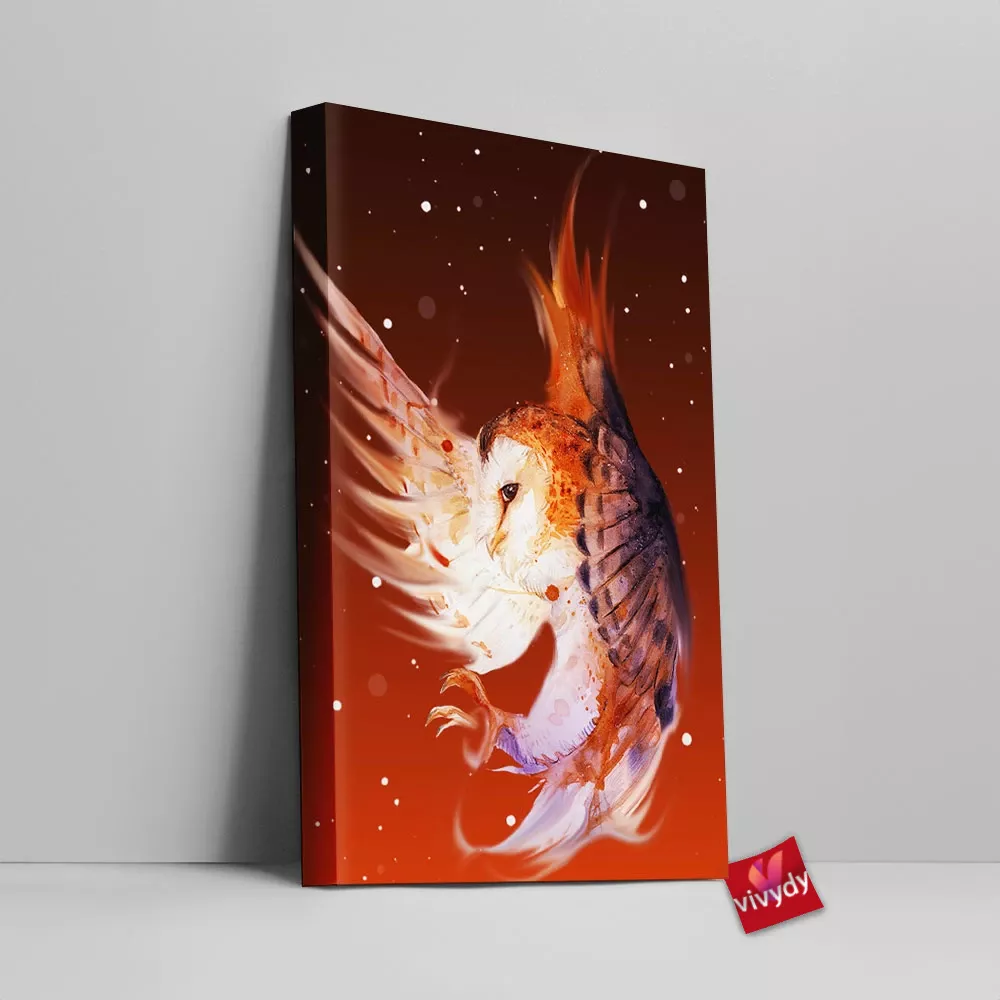 Barn Owl Canvas Wall Art