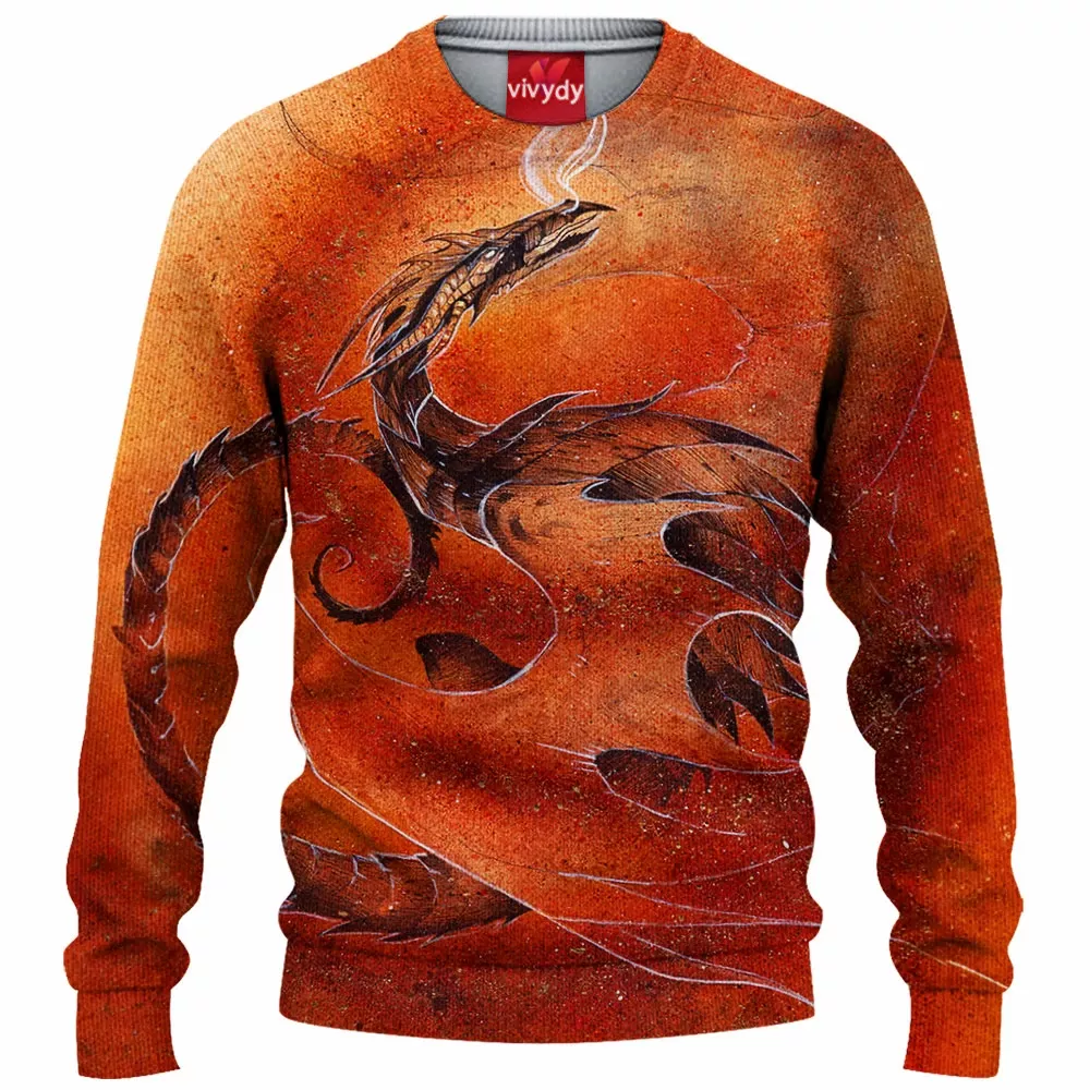 Sandstorm Dragon Knitted Sweater