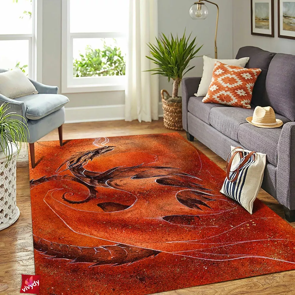 Sandstorm Dragon Rectangle Rug