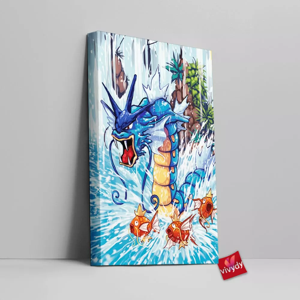 Gyarados Canvas Wall Art