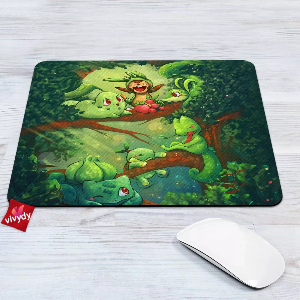 Green Pokemon Mouse Pad