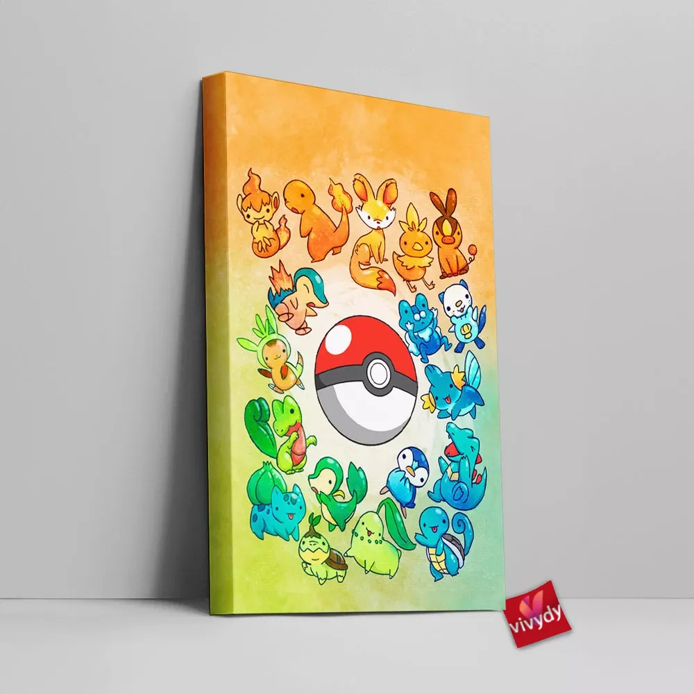 Pokemon Canvas Wall Art