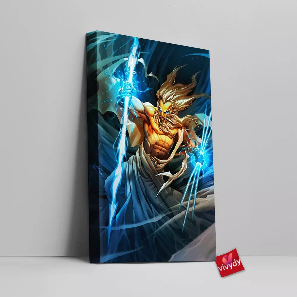 Zeus Canvas Wall Art