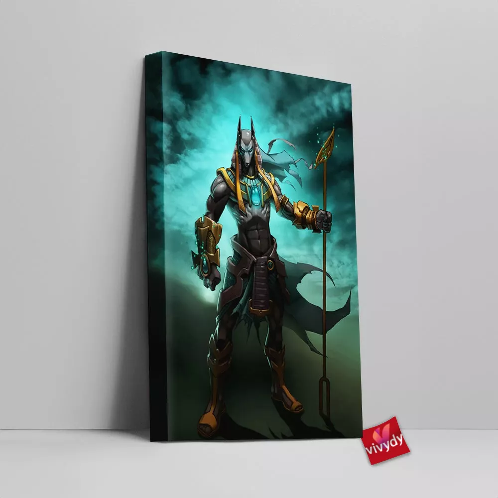 Anubis Canvas Wall Art