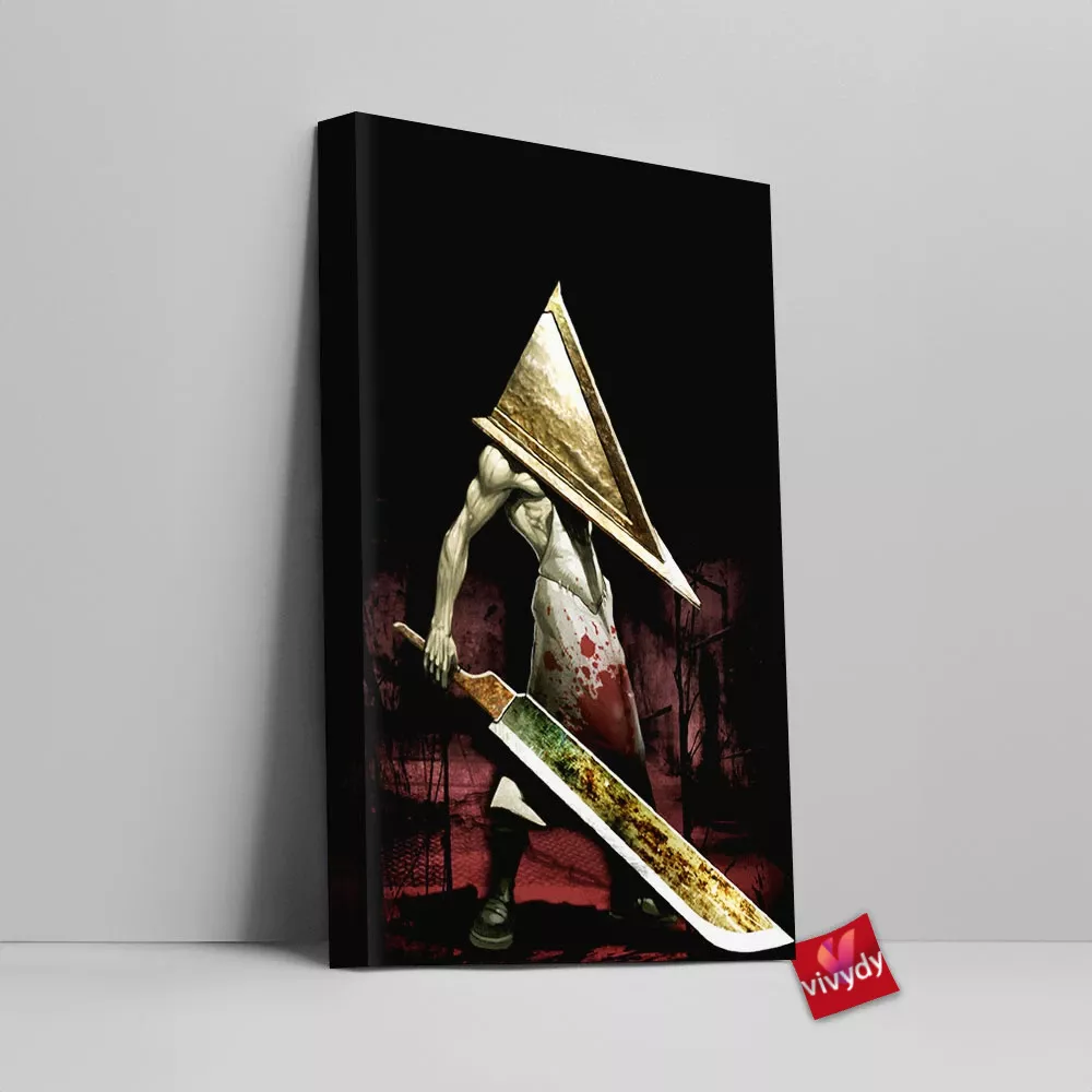 Pyramid Head Canvas Wall Art