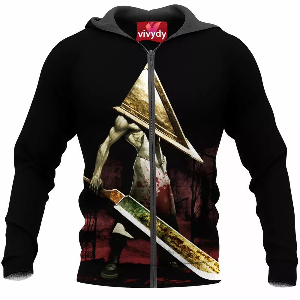 Pyramid Head Zip Hoodie